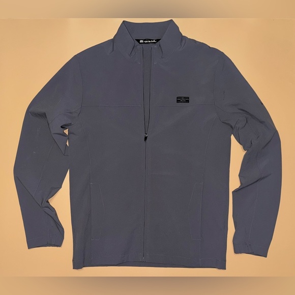 Travis Mathew Other - TravisMathew Gray Full Zip Performance Golf Jacket Small La Cantera Logo